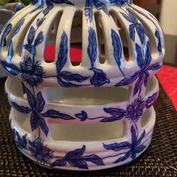 Vintage Porcelain Birdcage - Picture 6 of 13